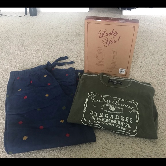lucky brand men's pajama sets